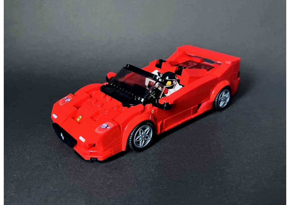 LEGO MOC Ferrrari F50 - Speed Champions 8 Studs wide by