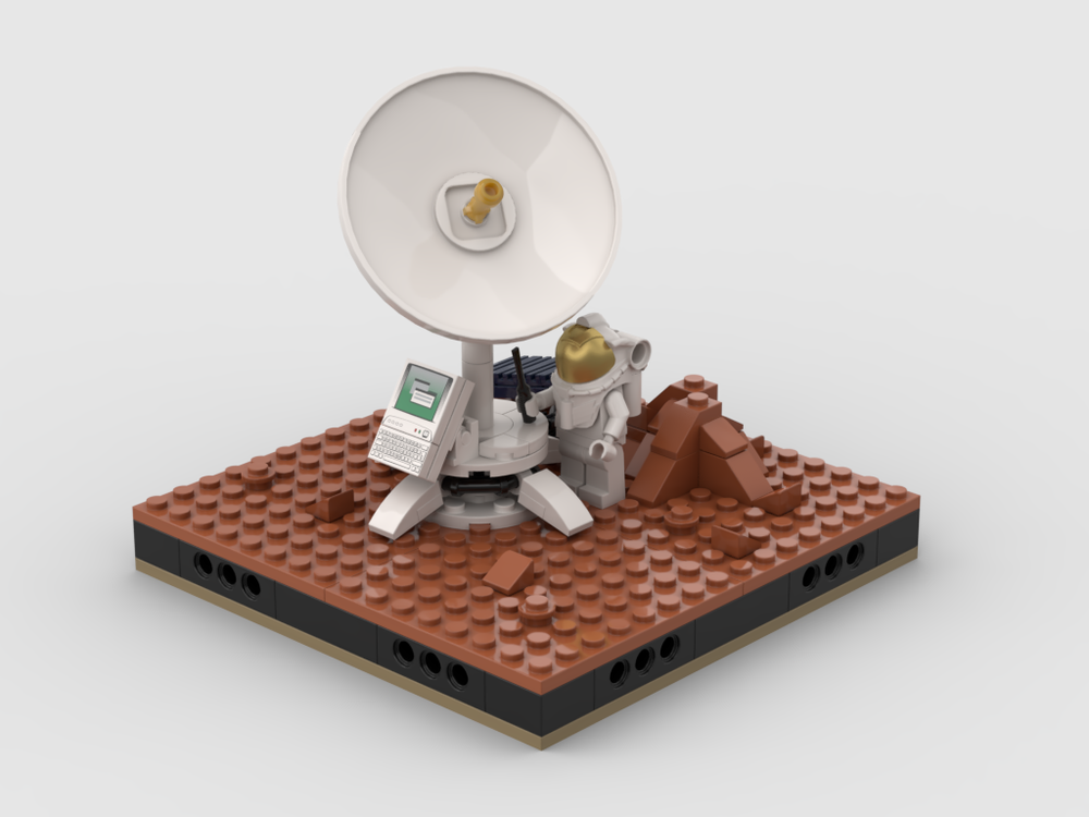 farligt overtro farligt LEGO MOC Space Communication Antenna #3 | Modular Mars by gabizon |  Rebrickable - Build with LEGO