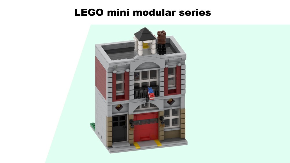 LEGO MOC Mini Modular: fire brigade by space_girl_production ...