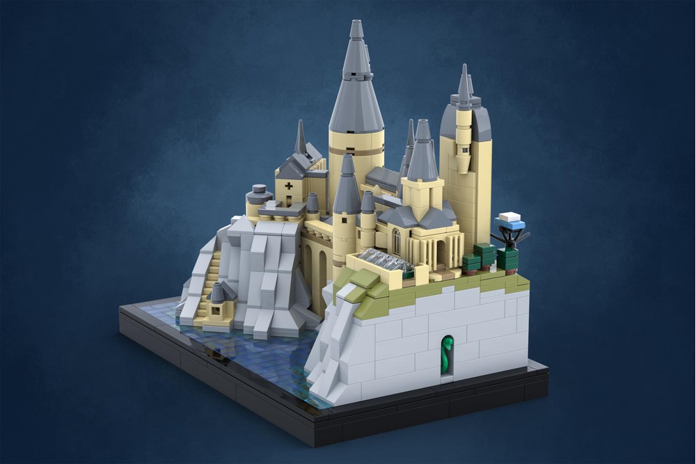 LEGO MOC Nanoscale Hogwarts by satch07 | Rebrickable - Build with LEGO