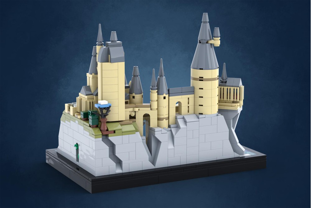 LEGO MOC Nanoscale Hogwarts by satch07 | Rebrickable - Build with LEGO