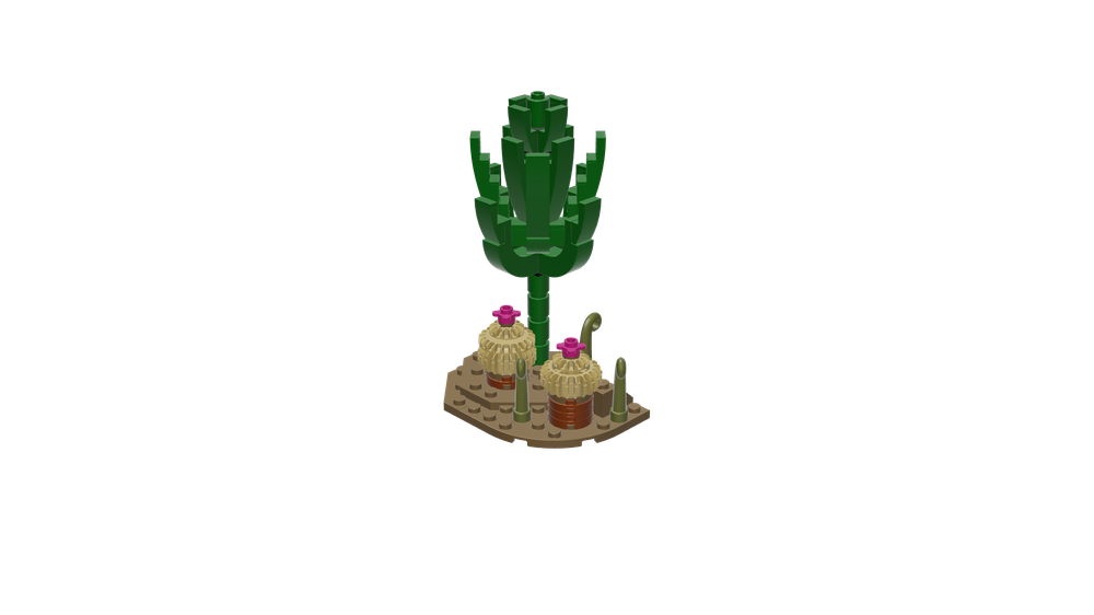 LEGO MOC Cactus - Wild West by tek_m