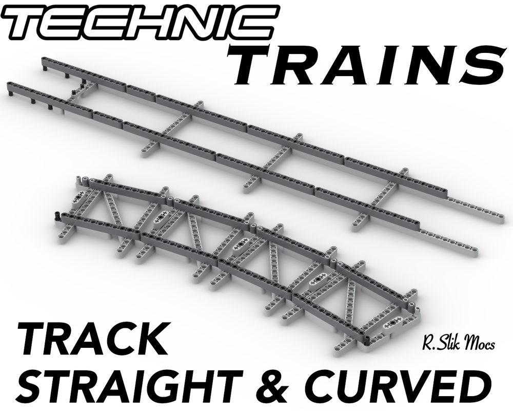 Afgang Derbeville test Kommandør LEGO MOC Train Track: Straight and Curved V2 by Technic TRAIN Man |  Rebrickable - Build with LEGO