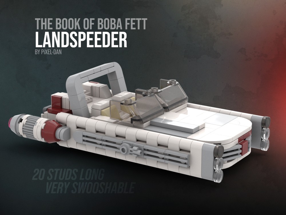LEGO MOC-98172 PiXEL-DANs MAJORDOMOS LANDSPEEDER + FREE BONUS