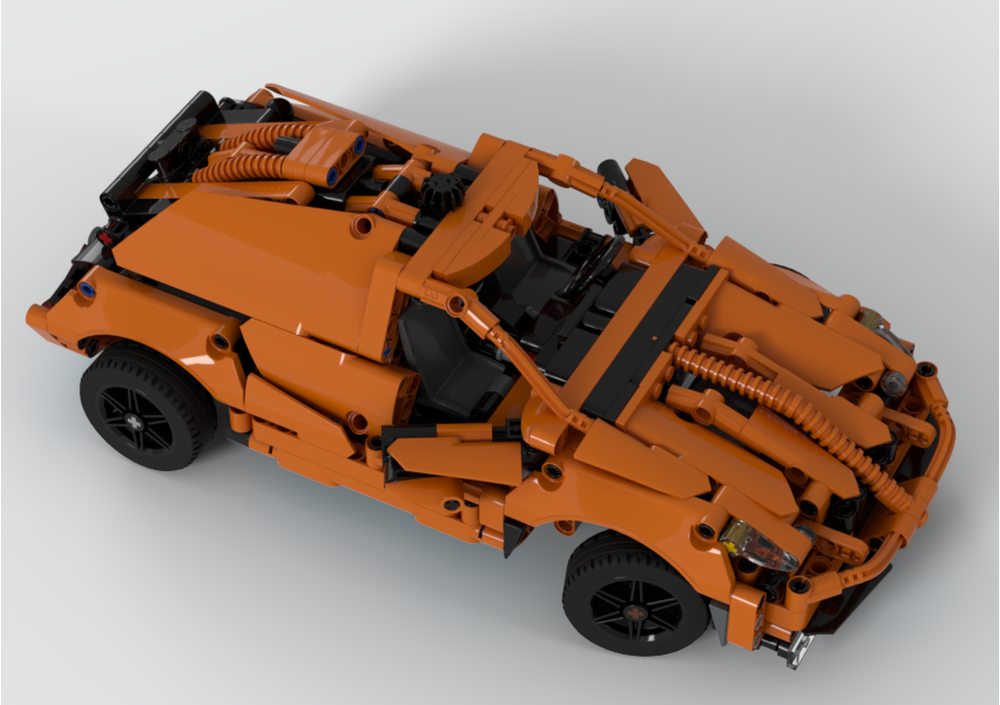 LEGO MOC V8 Racer by Legonid | Rebrickable - Build with LEGO