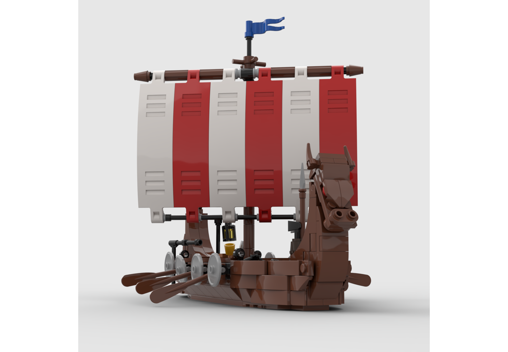 Lego Moc Viking Longship By Bricks Fan Uy 