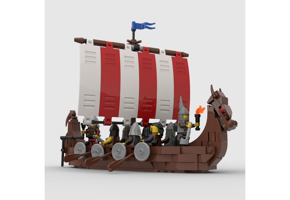 LEGO MOC Viking Longship by bricks_fan_uy | Rebrickable - Build with LEGO