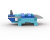 10696 Blue dinosaur