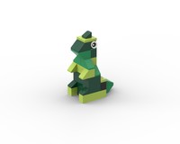 10696 Green dinosaur