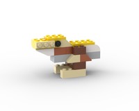 10696 Tan dinosaur