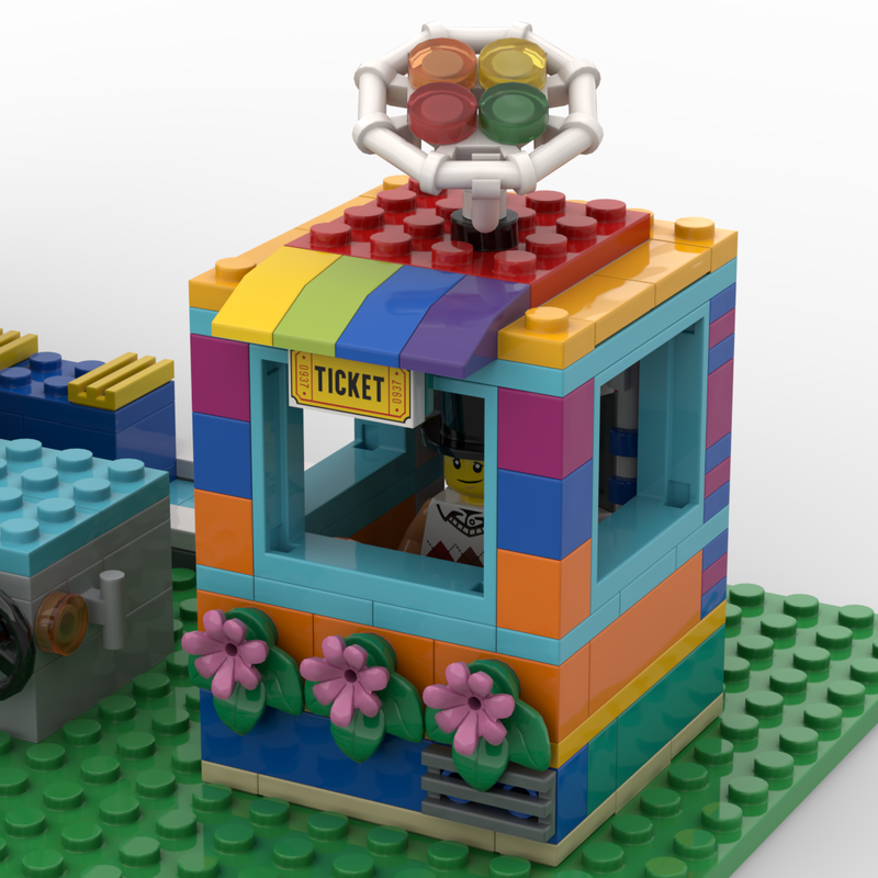 LEGO MOC Rainbow Spin Carousel , 31119 Alternate Build by