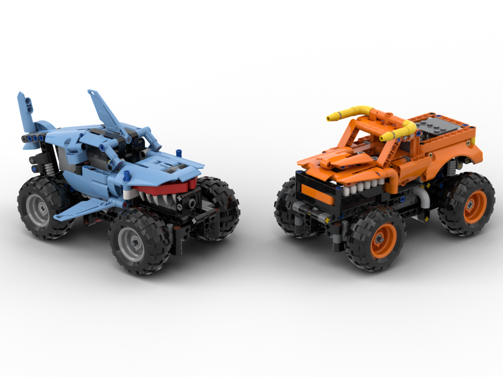 Siesta Piping Kommerciel LEGO MOC Monster Jam RC double set by msk6003 | Rebrickable - Build with  LEGO