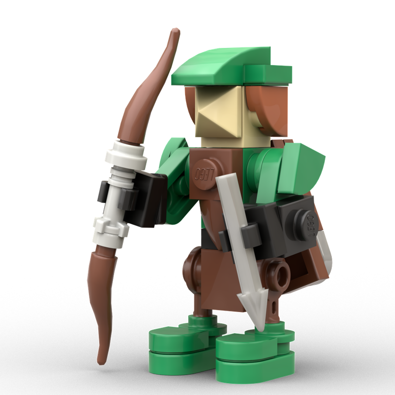 Lego Moc Medieval Forrestman By Dariusdrum | Rebrickable - Build With Lego