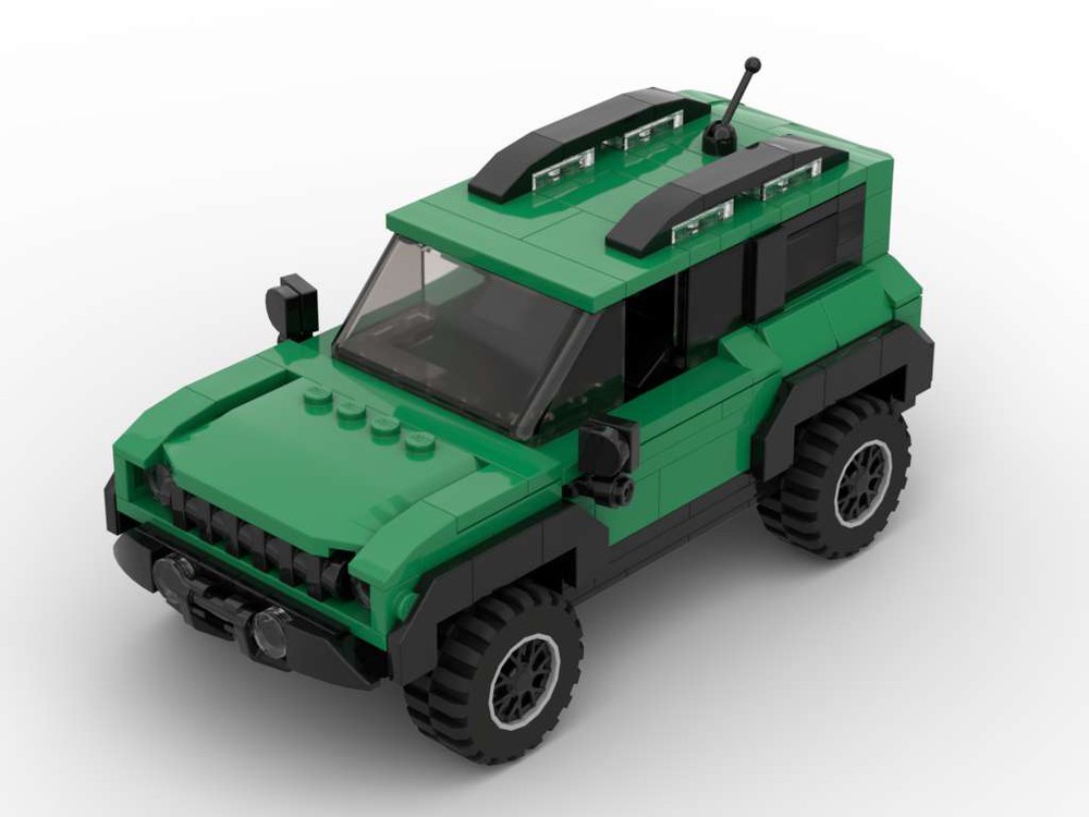 LEGO MOC Jeep Renegade - Green by IBrickedItUp | Rebrickable - Build ...