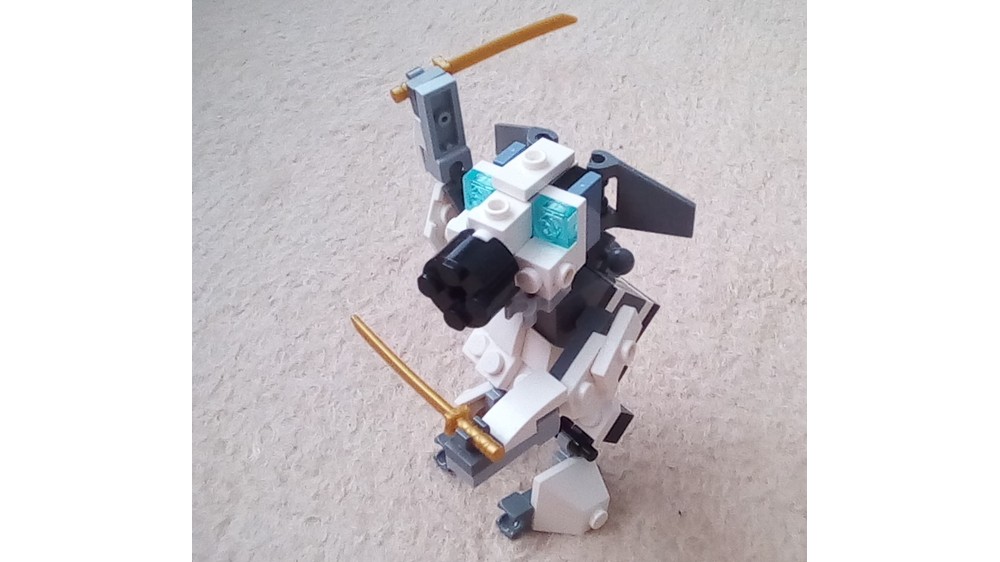 LEGO MOC Ninja Dog (LEGO 30591 Alternate) by pluTOMium