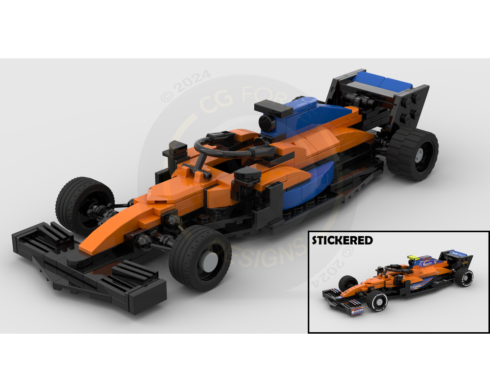 LEGO MOC F1 McLaren MCL35M - Abu Dhabi by LegoCG | Rebrickable - Build ...