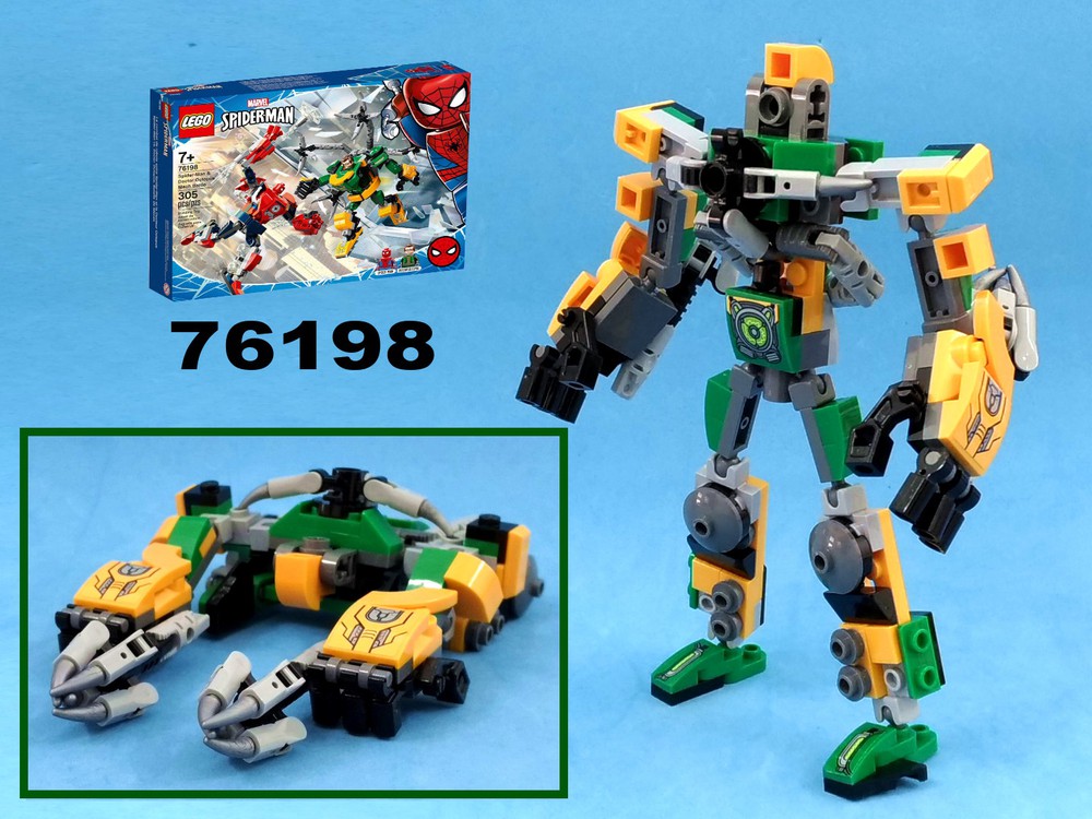 LEGO MOC Transformer Drill Tank from LEGO 76198: Spider-Man & Doctor Octopus  Mech Battle by alanyuppie | Rebrickable - Build with LEGO