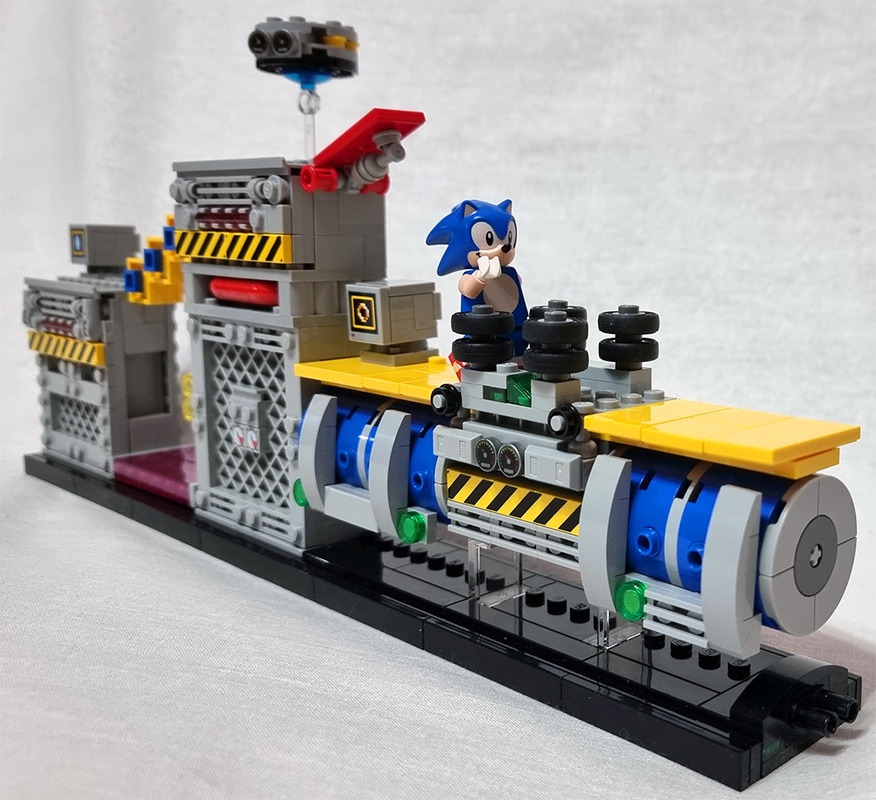LEGO MOC Sonic The Hedgehog - Chemical Plant Zone by Carbohydrates