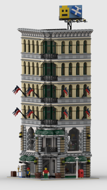 kopi Profet os selv LEGO MOC 10211 Grand Emporium - Alternative Build for expansion by Leo G |  Rebrickable - Build with LEGO