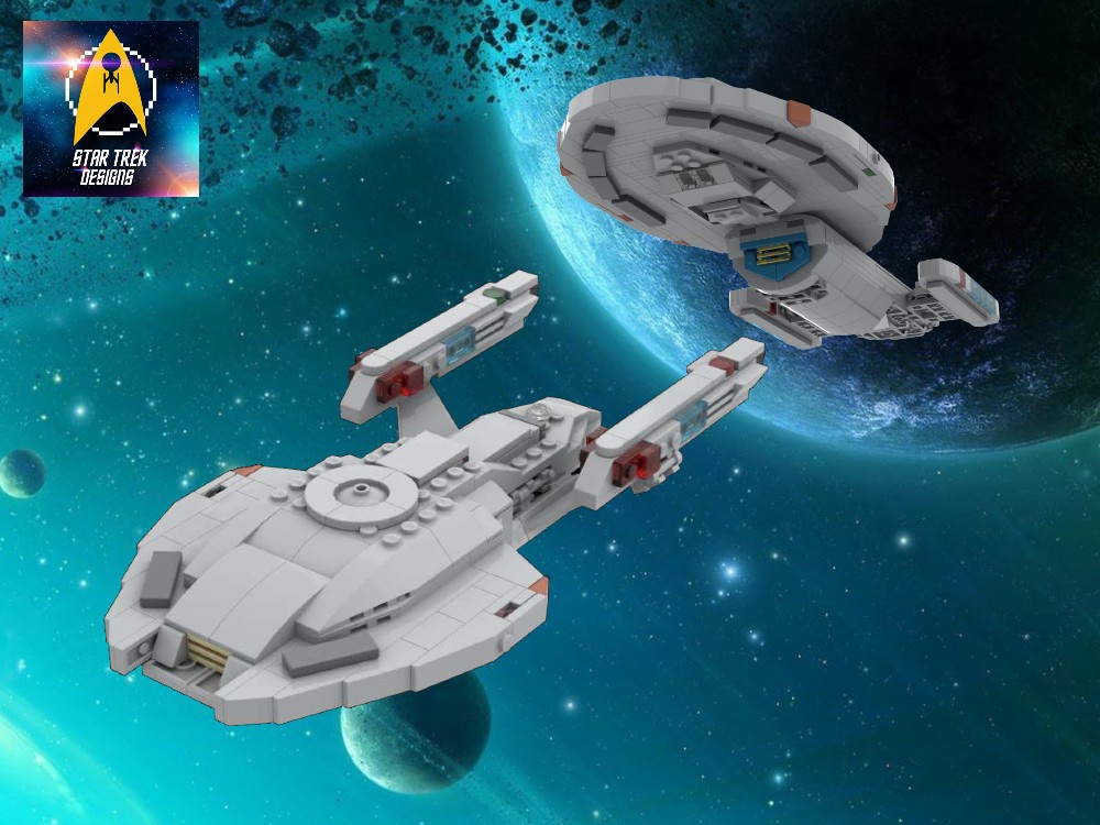 LEGO MOC USS Enterprise NCC-1701-D by DeansBrickDesigns