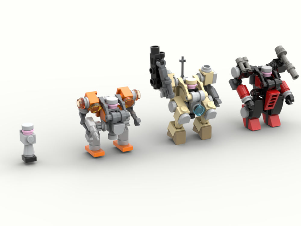 LEGO MOC Suit Team by ThatBroDad | Rebrickable Build with