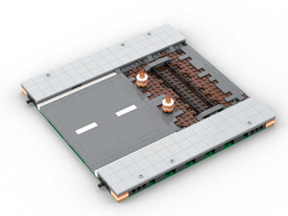 forsikring Antagelser, antagelser. Gætte tin LEGO MOC MILS Road with Construction by chinigla | Rebrickable - Build with  LEGO