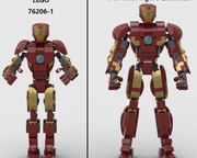 Lego Moc 766 X 2 Iron Man Mark 43 Xxl By Ransom Fern Rebrickable Build With Lego