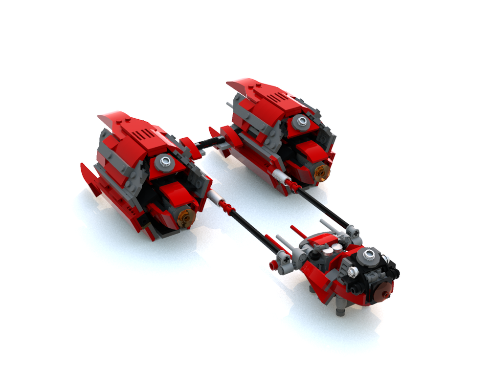 LEGO MOC Star Wars Pod Racer by ww | Rebrickable - Build with LEGO