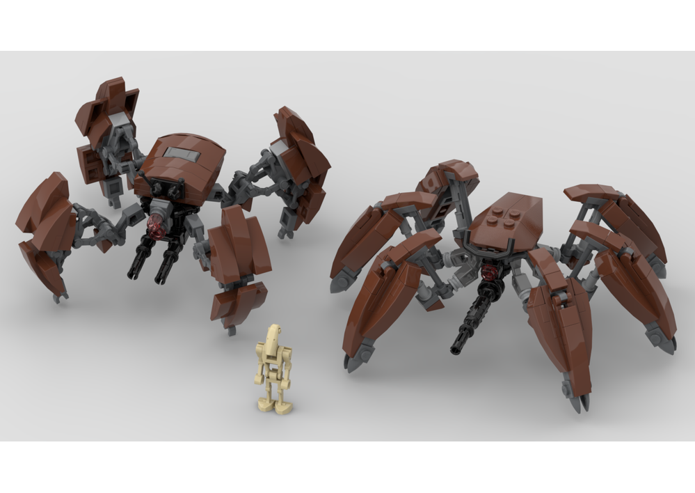 LEGO MOC LM-432 Crab Droid by TIEbreak | Rebrickable - Build with LEGO