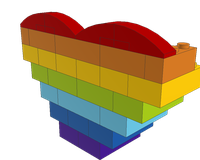 11005 Rainbow Heart (RPC MOC 11/18)