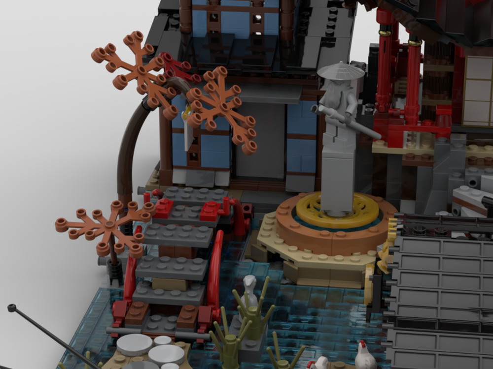 LEGO MOC 70751-1 Temple of Airjitzu Modular MOD by jaredhinton