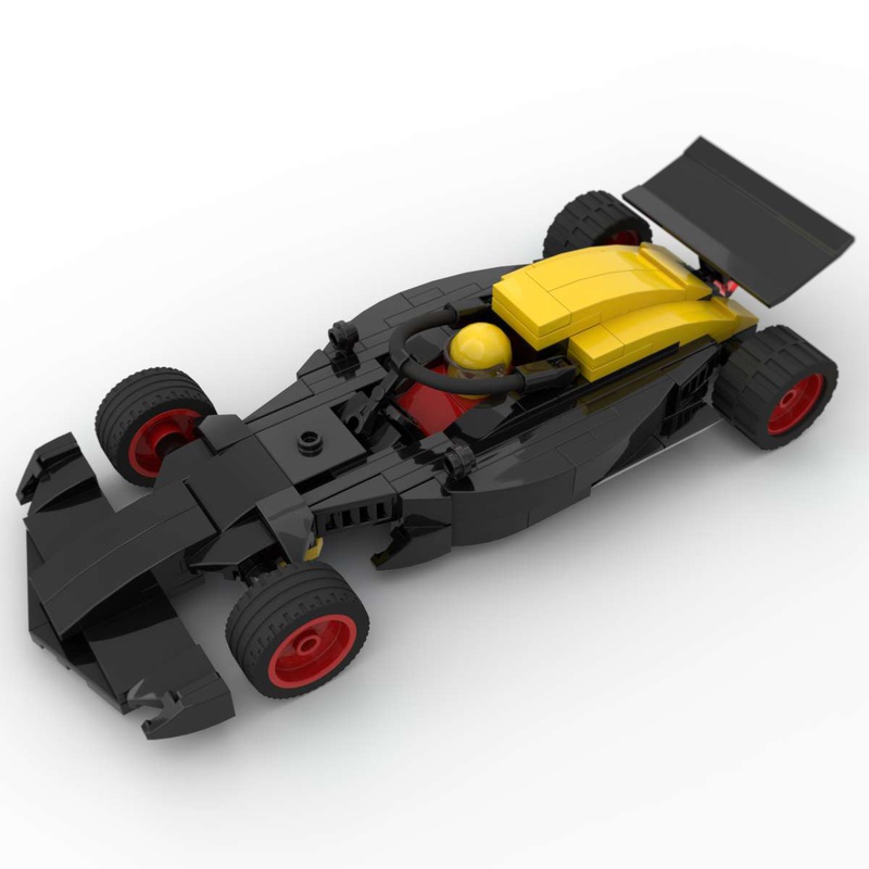 MOC F1 Race Car PierreBrunsvig | Rebrickable Build with LEGO