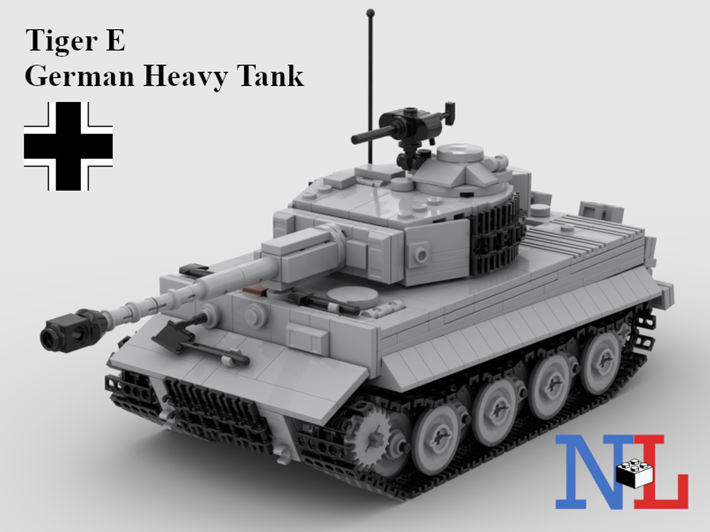 LEGO MOC WW2 E Tank by NLBricks | Rebrickable - Build with LEGO