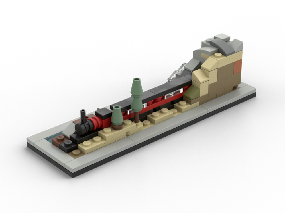 Mini LEGO Harry Potter Hogwarts Express! (Tutorial) 