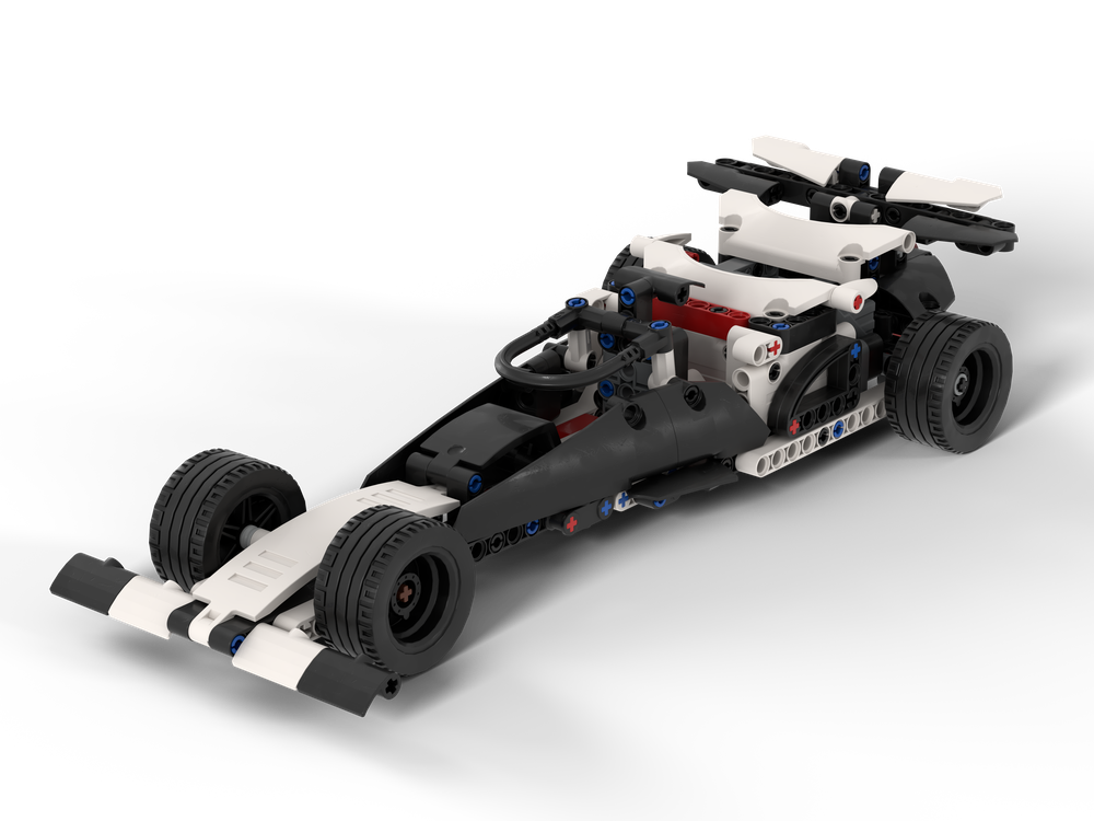 LEGO MOC 42137 F1 Car by confused_physicist | Rebrickable - Build 