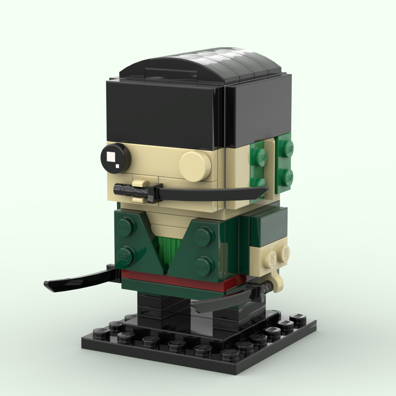 LEGO MOC Zoro Brickheadz by brickhit | Rebrickable - Build with LEGO