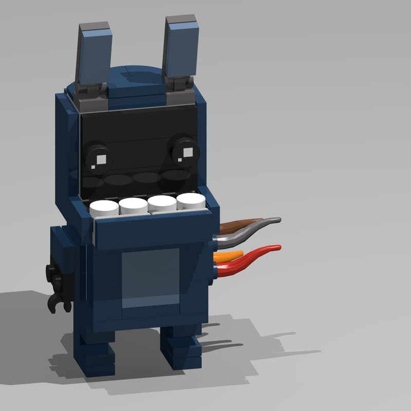 LEGO MOC withered bonnie by gamesandmovierecreation Rebrickable