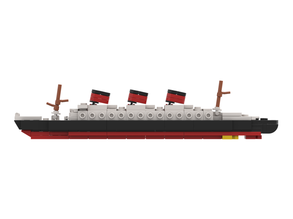 LEGO MOC-99454 RMS Queen Mary Ocean Liner by The Bobby Brix Channel ...
