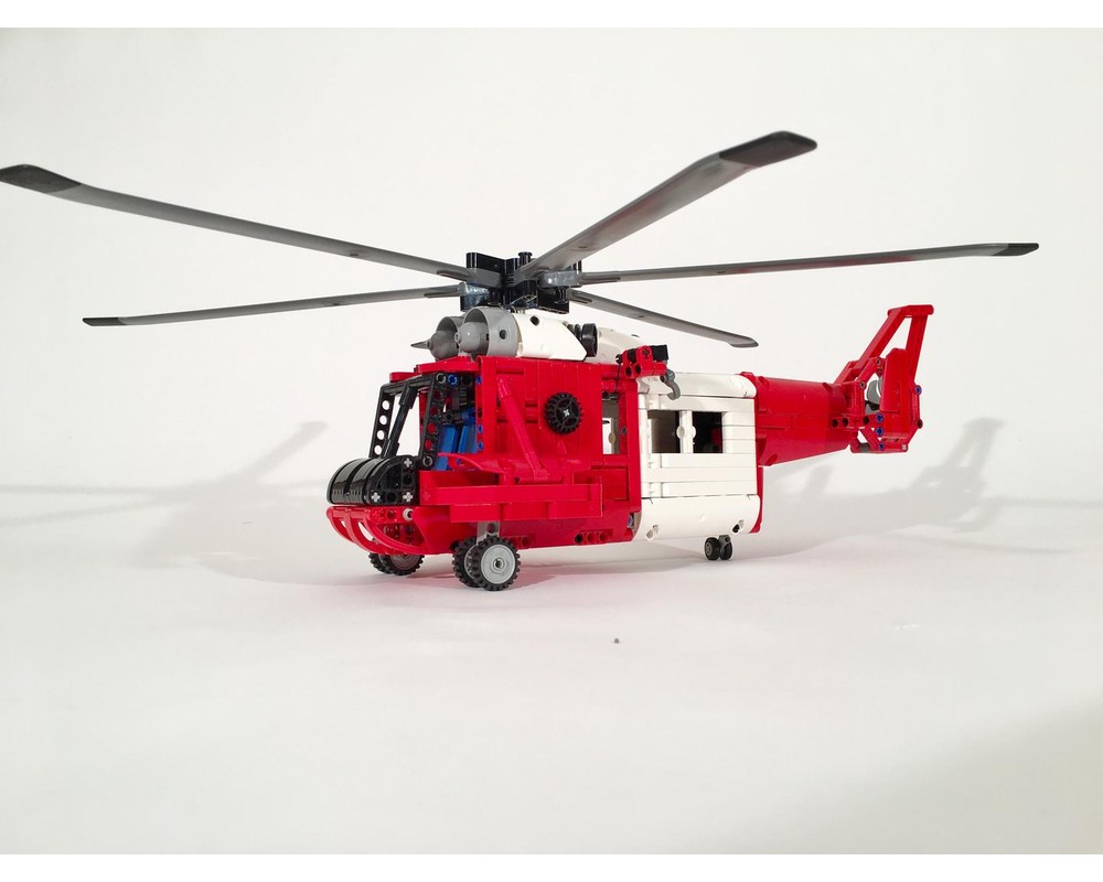 LEGO MOC Coast Guard Helicopter by thirdwigg | Rebrickable - Build with ...