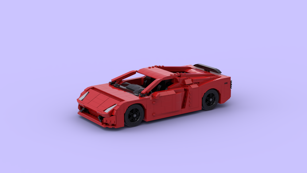 MOC Lamborghini Gallardo | Rebrickable - with LEGO