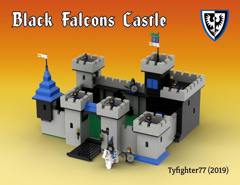 LEGO MOC Black Falcons Castle by Tyfighter77 | Rebrickable - Build with ...