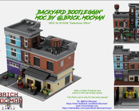 Backyard Bootleggin - Backyard MOC for set #10246 "Detectives Office"
