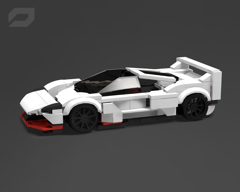 LEGO MOC Ferrari F88 CS - White by prototyp | Rebrickable - Build with LEGO