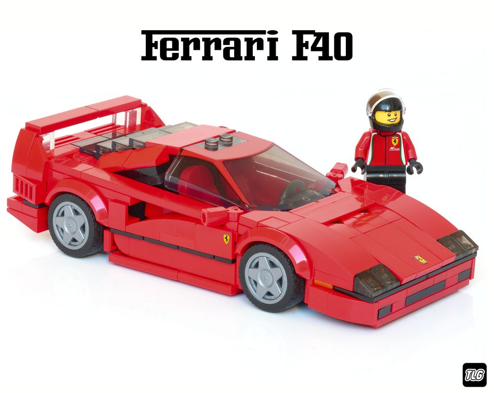 LEGO MOC Ferrari F40 by _TLG_  Rebrickable - Build with LEGO