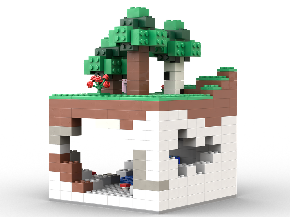 LEGO MOC Small Minecraft Diorama by confused_physicist | Rebrickable ...