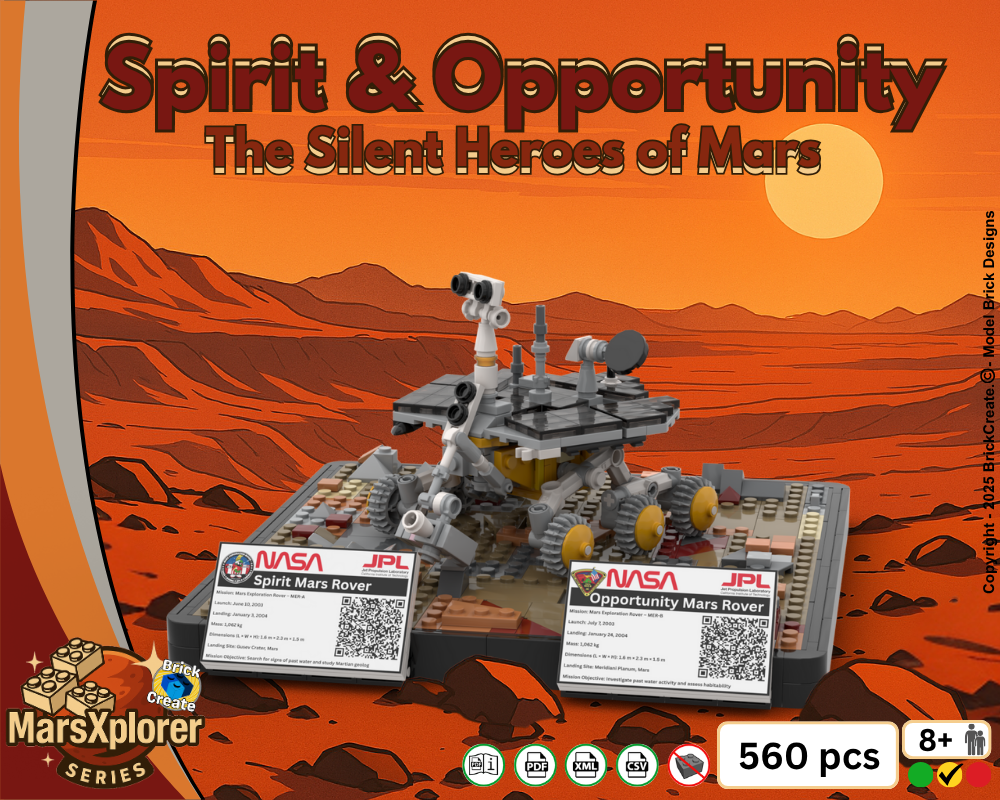 LEGO MOC-99832 Spirit & Opportunity Rover MarsXplorer Series by ...