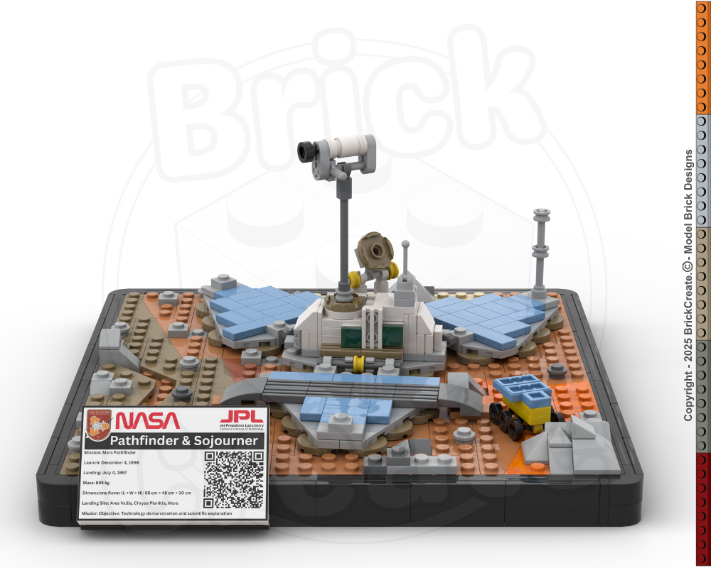 LEGO MOC Pathfinder & Sojourner MarsXplorer Series by BrickCreate