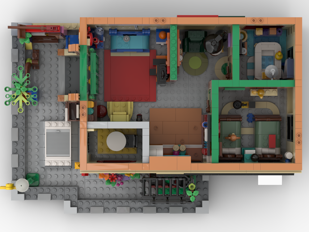 LEGO MOC 123 Sesame Suite by Brick Artisan | Rebrickable - Build with LEGO