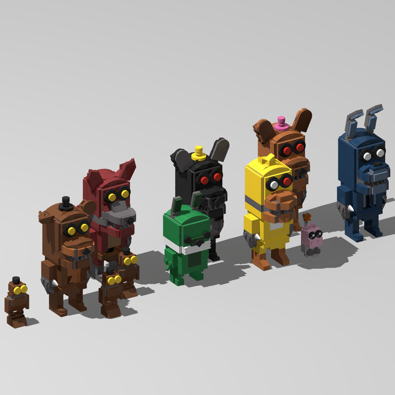 FNAF BR - FIVE NIGHTS AT FREDDY'S 4 ANIMATRONICS:NIGHTMARE