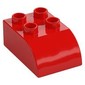 Duplo Brick 2 x 3 with Curved Top